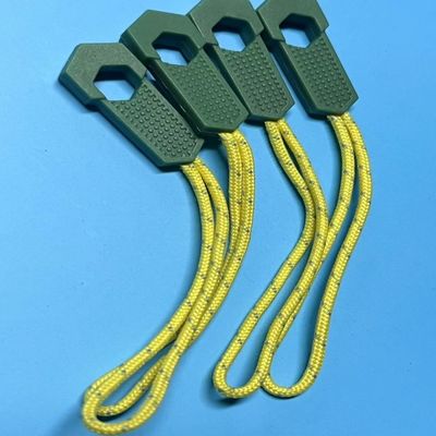 500pcs plastic siliconen jumpsuit rits helper nylon rits trekker voor kleding