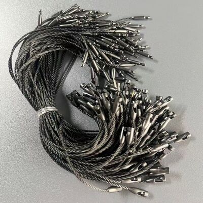 Black Garment Swing Tags Quantity 100 Pieces Customizable Apparel Tags Suitable for Clothing Labels and Retail Packaging