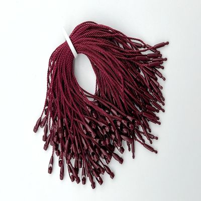 Bourgogne ABS Polyester Nylon Tag Fasteners Loop Bullet Shaped Hanger