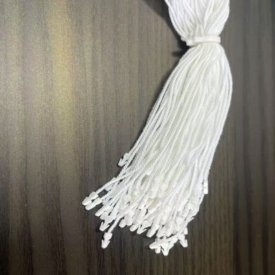 Witte Hang Nylon Plastic Tag Fastener String Rechthoekig ODM