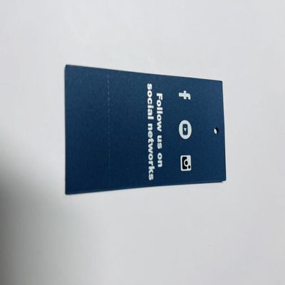 Op maat gemaakte kleding Kleding Hang Tag Accessoires Die Cut Printing 300gsm
