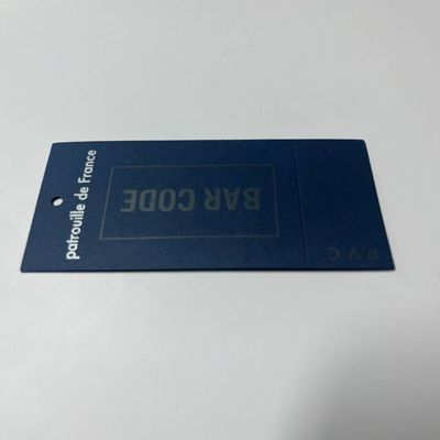 Op maat gemaakte kleding Kleding Hang Tag Accessoires Die Cut Printing 300gsm