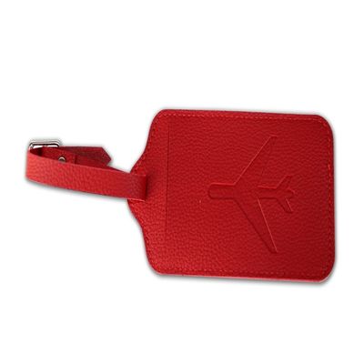 Rood tasje maken accessoires Lederen hang tag gepersonaliseerd