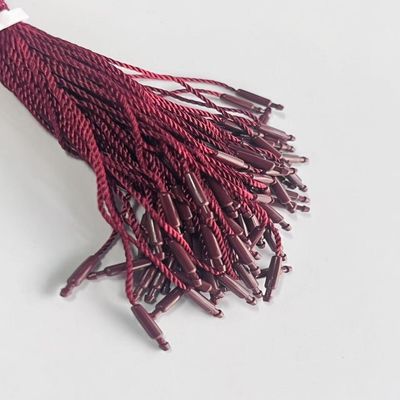 Bourgogne ABS Polyester Nylon Tag Fasteners Loop Bullet Shaped Hanger