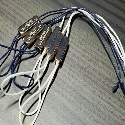 Commerciële etikettering Nylon hang tag bevestigingsmiddelen Loop Odm