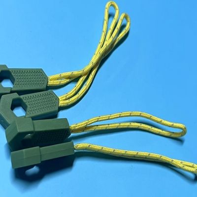 500pcs plastic siliconen jumpsuit rits helper nylon rits trekker voor kleding