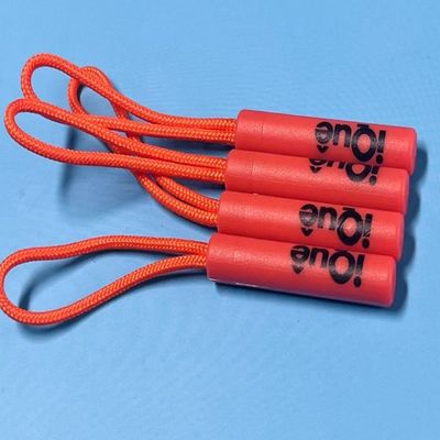 Waterdicht Oranje Plastic Swing Cord Zipper Puller Voor Kleding Jumpsuit