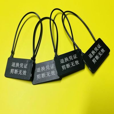 ODM Zwarte kleding Security Tag Kleding Label Tags Voor kleding winkels