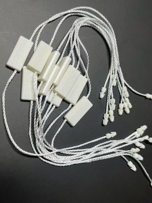 Rectangle Polyester Snap Lock Plastic Tag Fastener Wit Eco Friendly