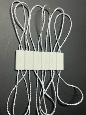 Rectangle Polyester Snap Lock Plastic Tag Fastener Wit Eco Friendly