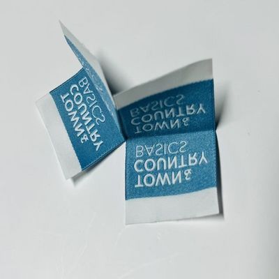 Gepersonaliseerd Naai Op Geweven Label Kleding Kleding Labels 3000pcs