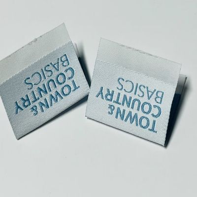 Gepersonaliseerd Naai Op Geweven Label Kleding Kleding Labels 3000pcs