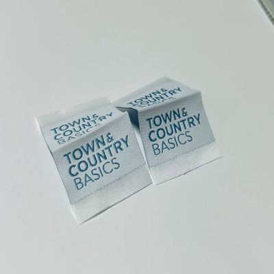 Gepersonaliseerd Naai Op Geweven Label Kleding Kleding Labels 3000pcs
