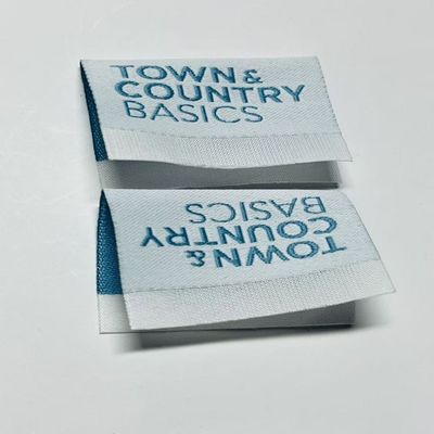 Gepersonaliseerd Naai Op Geweven Label Kleding Kleding Labels 3000pcs