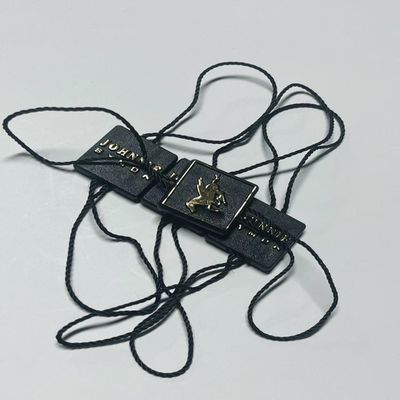 Kleding Swing Prijs Tag bevestigingsmiddelen Zwart Hangende Tags Strings OEM
