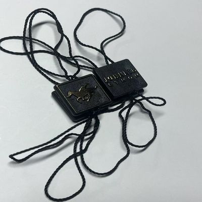 Kleding Swing Prijs Tag bevestigingsmiddelen Zwart Hangende Tags Strings OEM