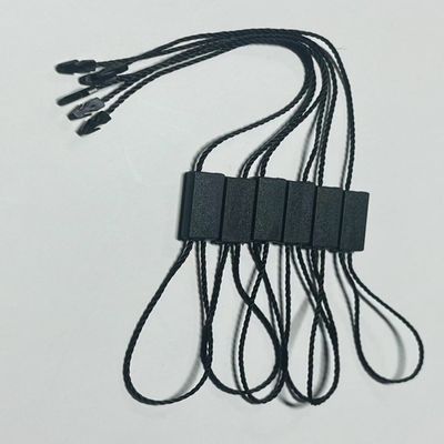 Gepersonaliseerde Flexible Swing Zwarte Hang Tag String Voor Kleding Kleding