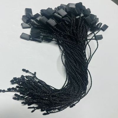 ODM 7 inch rechthoekig Zwart Plastic Tag Bevestigingen String Flexibel