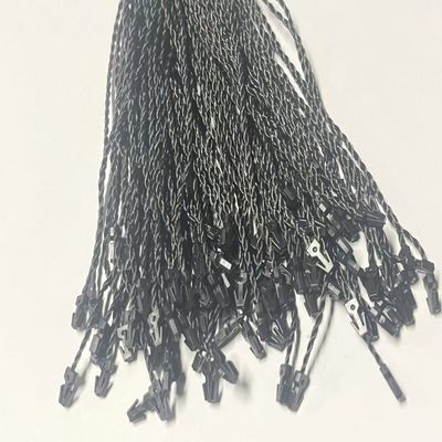 ODM 7 inch rechthoekig Zwart Plastic Tag Bevestigingen String Flexibel