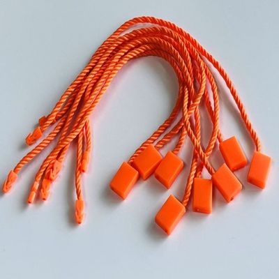 Stoffen Oranje Plastic Tag Fastener Kleinhandel Kleding Accessoires