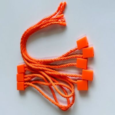 Stoffen Oranje Plastic Tag Fastener Kleinhandel Kleding Accessoires
