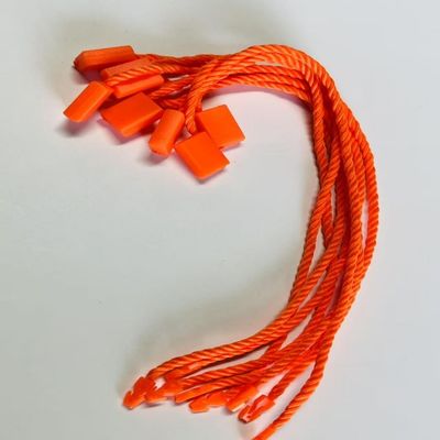 Stoffen Oranje Plastic Tag Fastener Kleinhandel Kleding Accessoires