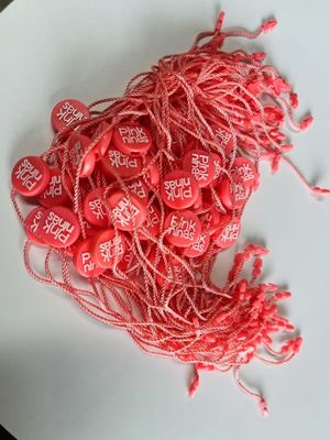 OEM Bulk Quantities Plastic Fastener Hang Tags Met Snap Lock Pins En Beveiligingslussen