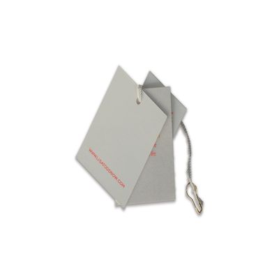 Volkleurig duurzaam papier kleding jasje hang tag Custom