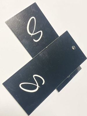 Custom Cardstock Swing Accessoires Hang Tag Voor Kleding 500 Pack