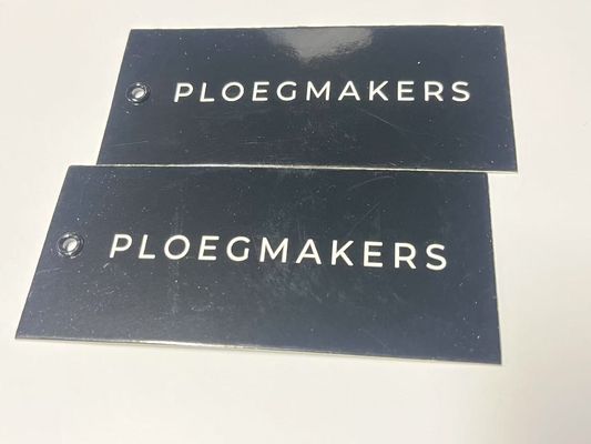 Custom Cardstock Swing Accessoires Hang Tag Voor Kleding 500 Pack