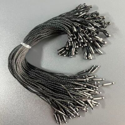 Black Garment Swing Tags Quantity 100 Pieces Customizable Apparel Tags Suitable for Clothing Labels and Retail Packaging