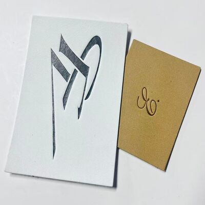 Embossed Jeans Leather Label Unique Garment Label Leather Patch Ideal for Custom Denim Clothing and Accessories