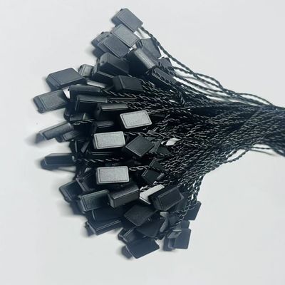 ODM 7 inch rechthoekig Zwart Plastic Tag Bevestigingen String Flexibel