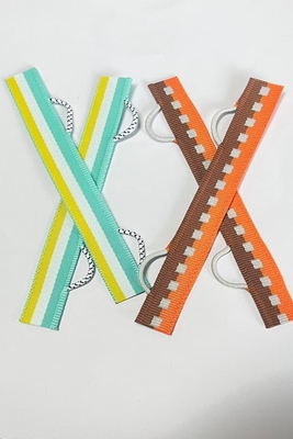 Gepersonaliseerde Woven Kleding Labels Craft Ultrasone Cut Met End Fold Packing Details 500-1000pcs/bag Of Per Box