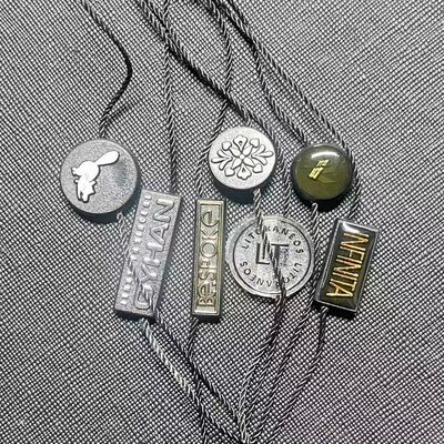 Cotton Black Hang Tag String Flexibel rechthoekig formaat Uitstekend voor mode accessoires Tags en product branding behoeften