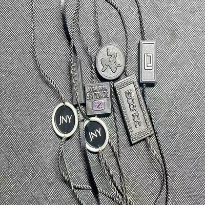 Flexible Garment Swing Tags Zwart Geschikt voor kleding Etiketten Kleding Identificatie en textiel product aanpassing