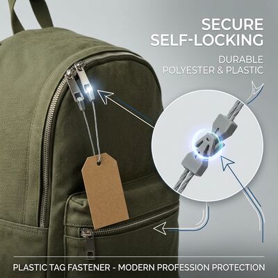 Casual Occasion Plastic Tag Fastener Eco Friendly Duurzaam voor lange termijn